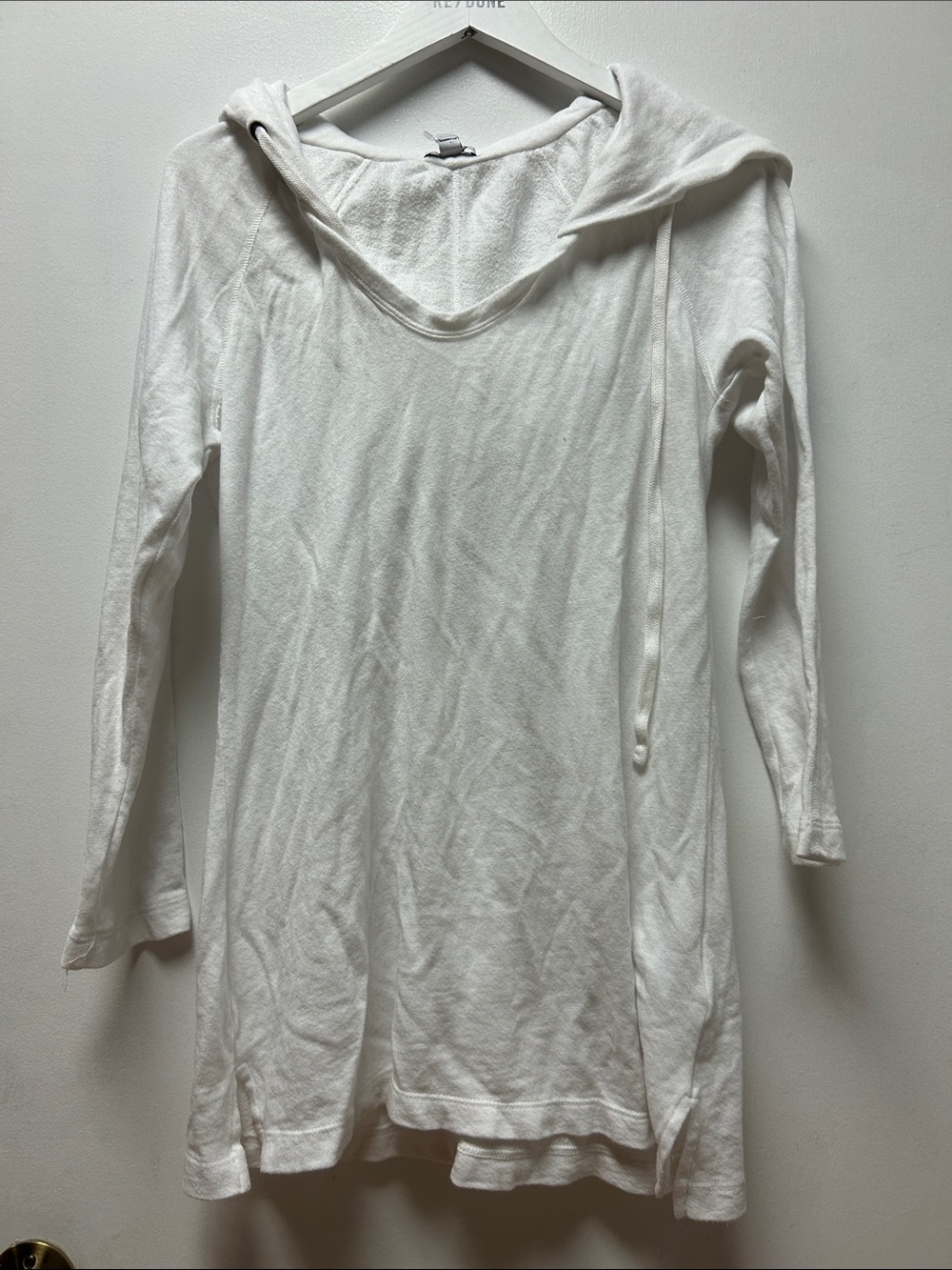 James Perse Soft Hoody white Size 2 medium brand new